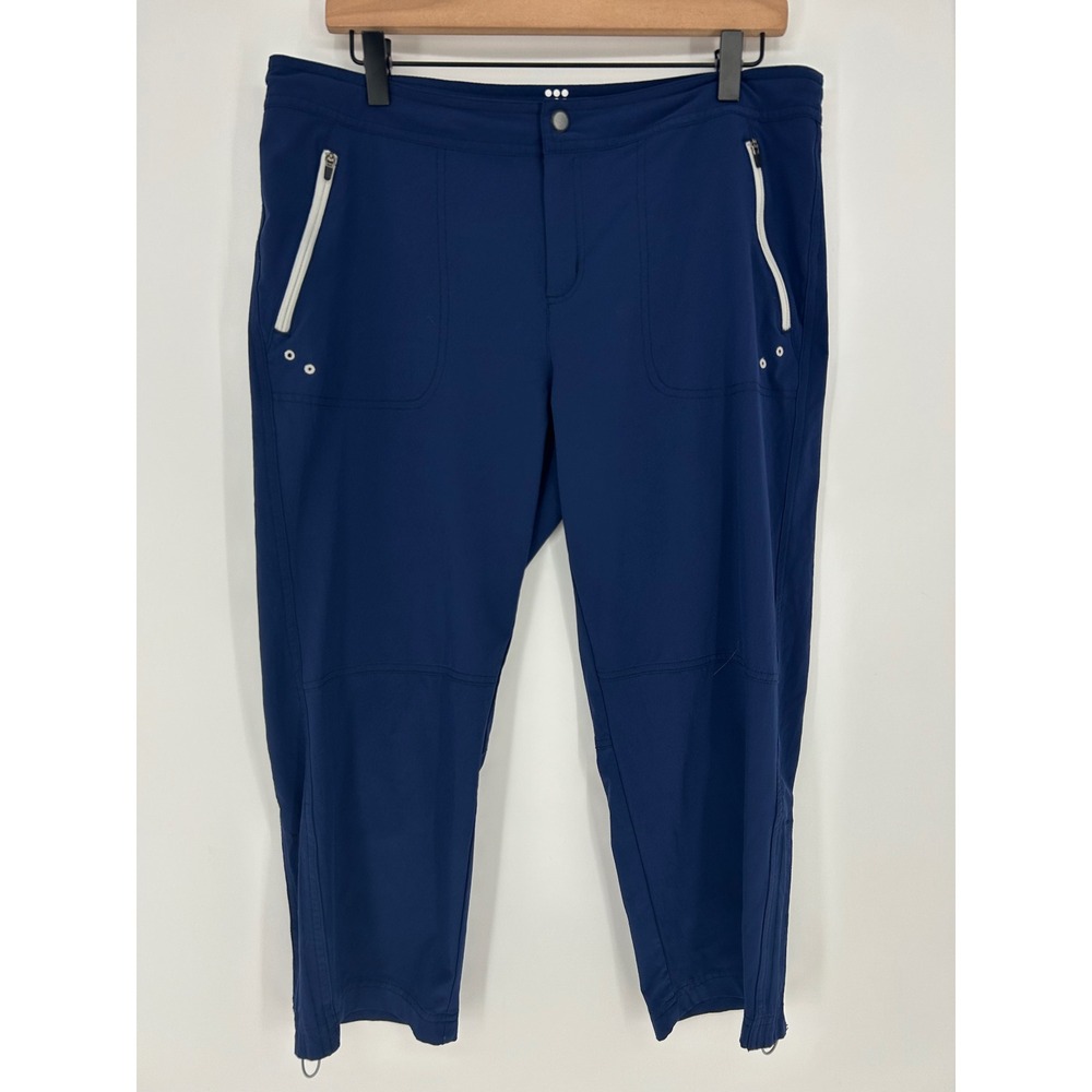 Title Nine Women's Navy Blue Capri Hiking Pants - Women's Size 12- Outdoor